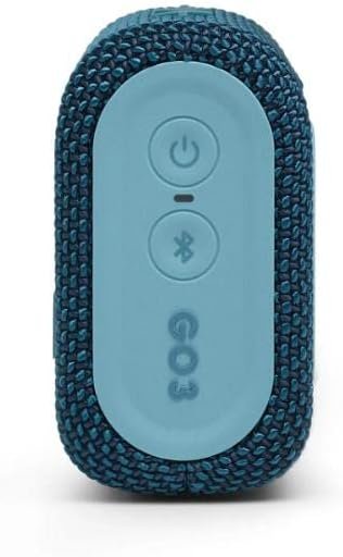 JBL GO 3 Wireless Bluetooth Portable Speaker with Integrated Loop for Travel with USB C Charging Cable
